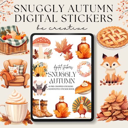 Snuggly Autumn Stickers