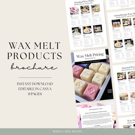 Wax Melt Business Brochure