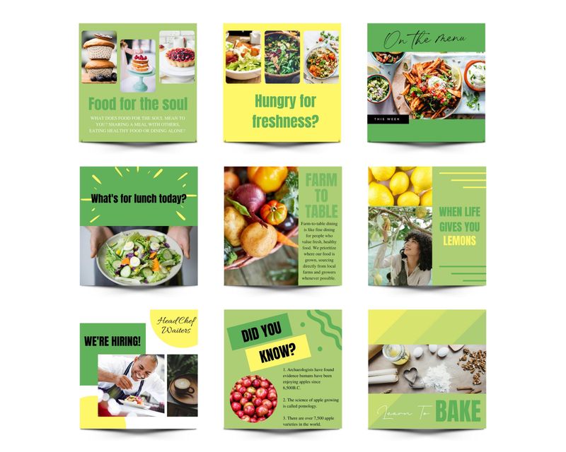 Food Social Media Posts