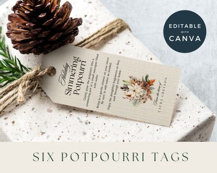 Christmas Potpourri Tags 