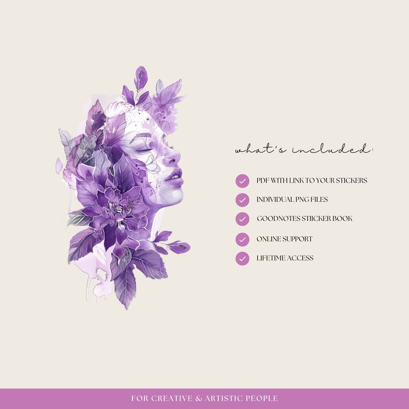 Purple Mood Stickers