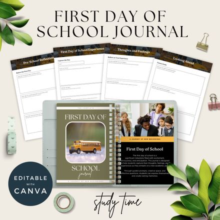 Back to School Journal: Personal Growth Edition