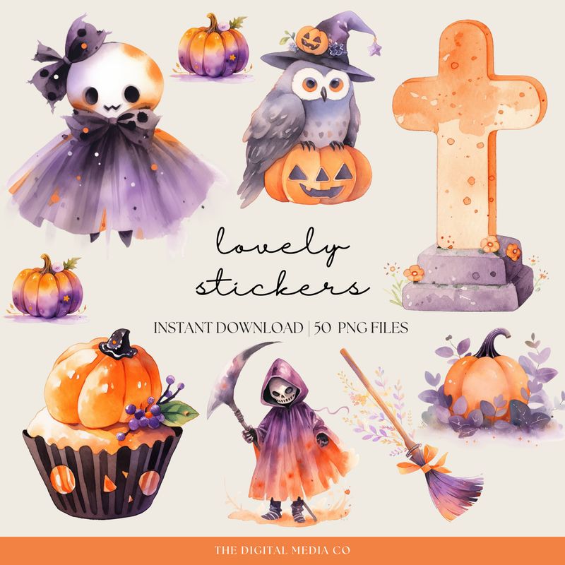 Scary Halloween Stickers