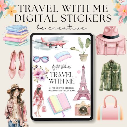 Travel With Me Stickers