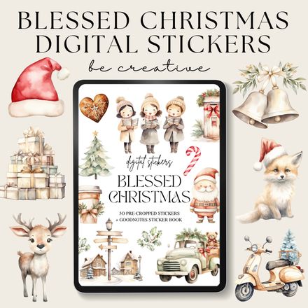 Blessed Christmas Stickers