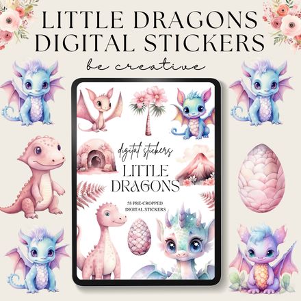 Little Dragon Stickers