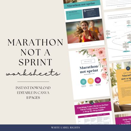 Marathon Not A Sprint template