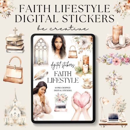 Faith Lifestyle Digital Stickers