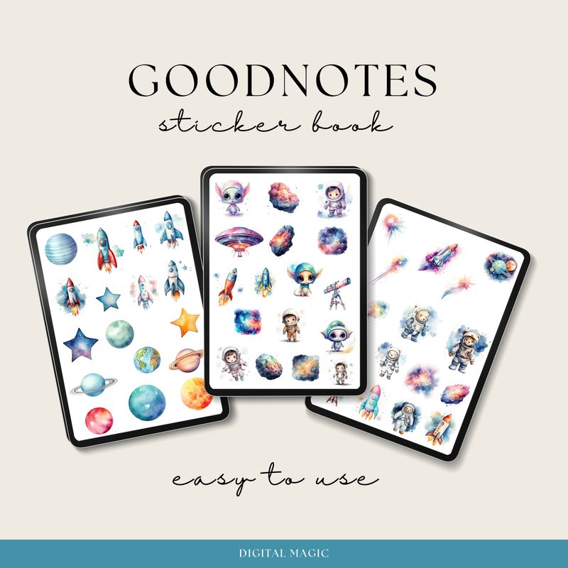  Outer Space Stickers