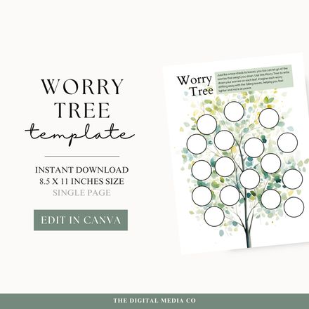 Worry Tree Printable