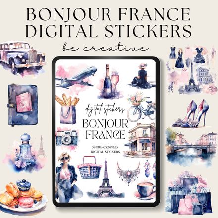 Bonjour France Digital Stickers