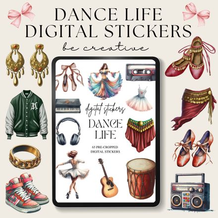 Dance Life Stickers 
