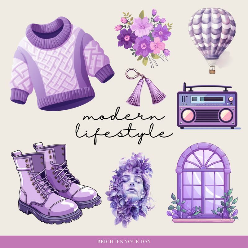Purple Mood Stickers