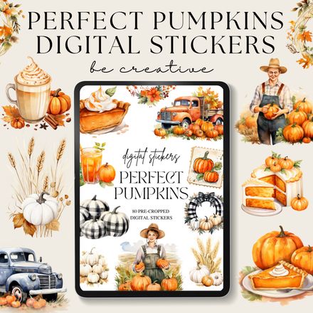 Perfect Pumpkin Stickers 