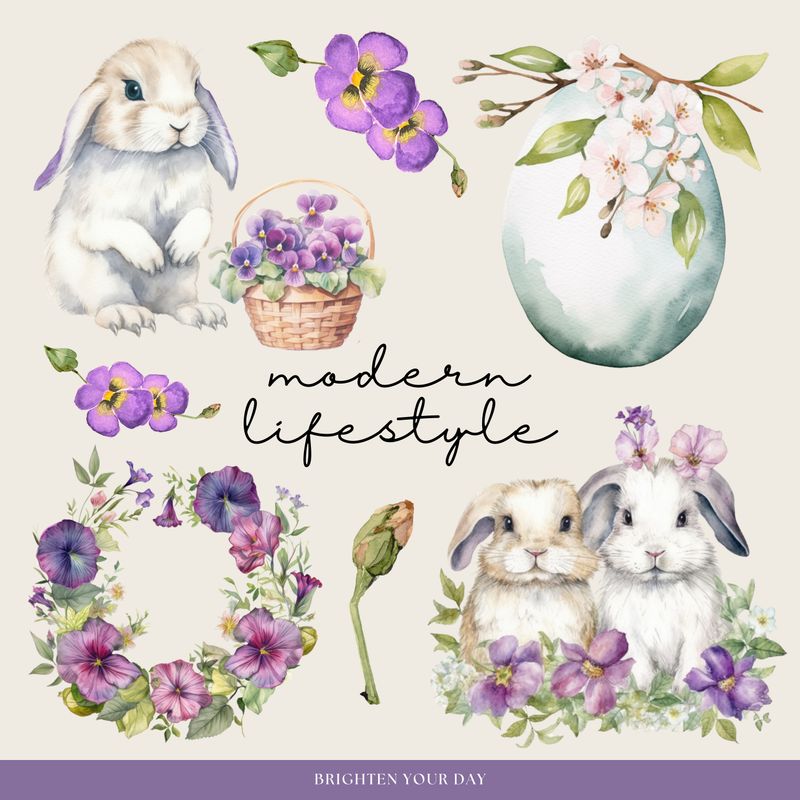 Rustic Easter Stickers