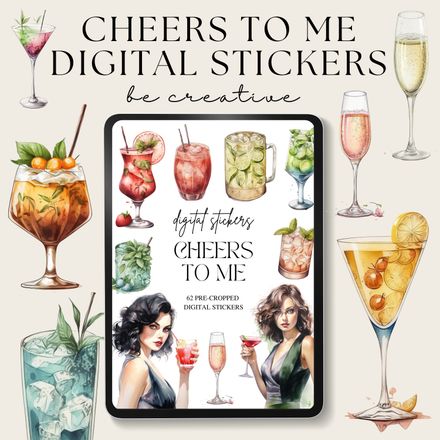 Cheers To Me Stickers