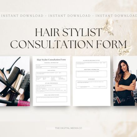 Hair Stylist Consultation Form