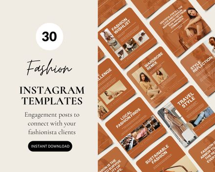 Fashion Influencer Social Media Posts