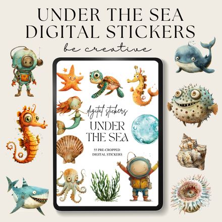  Under the Sea Stickers 