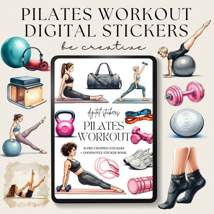 Pilates Workout Stickers