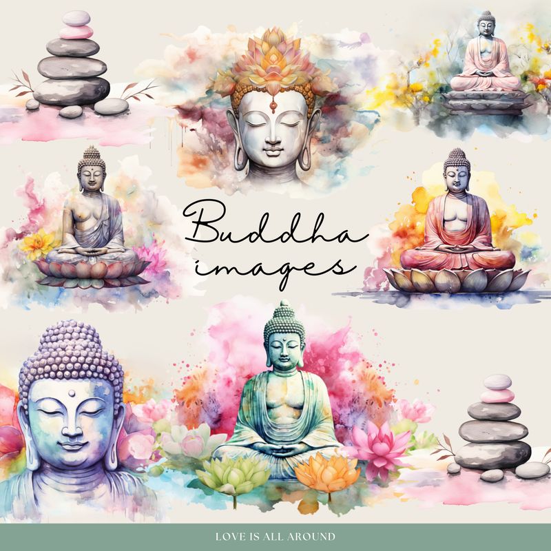 Zen Meditation Digital Stickers