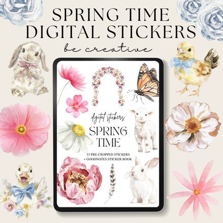 Spring Time Stickers