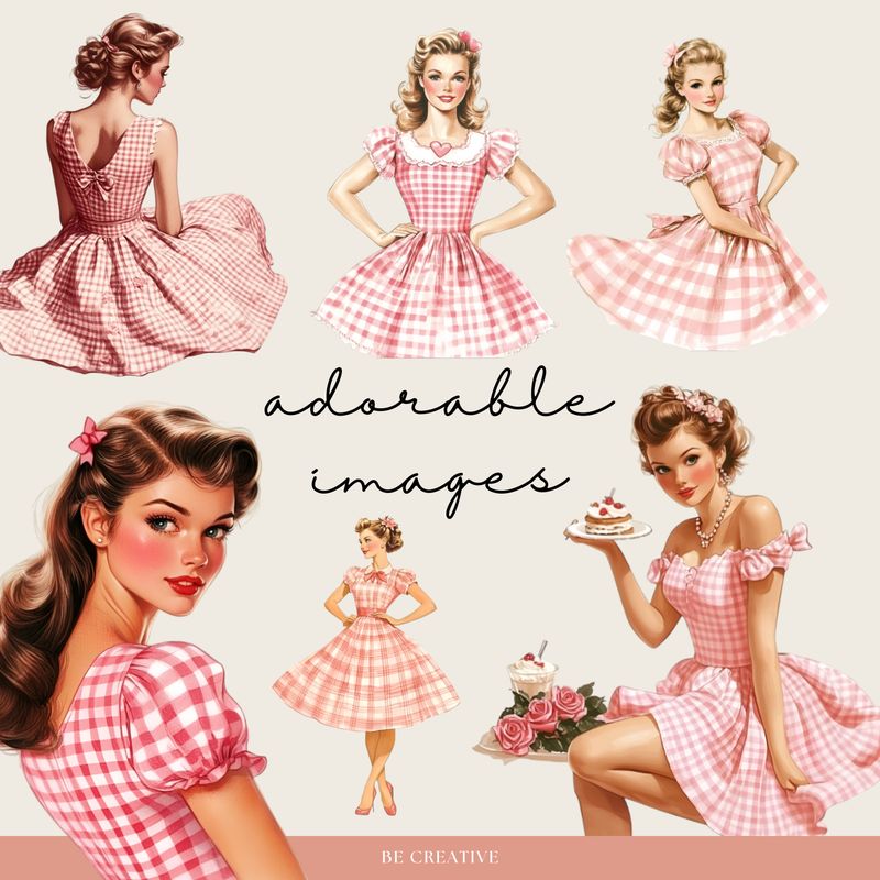 Oh My Valentine Retro Digital Stickers