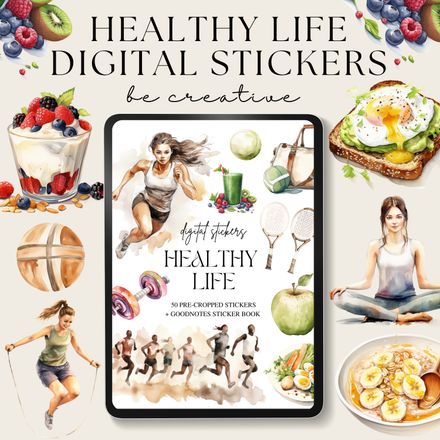 Healthy Life Stickers