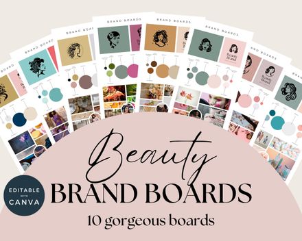Beauty Brand Bundle Editable In Canva