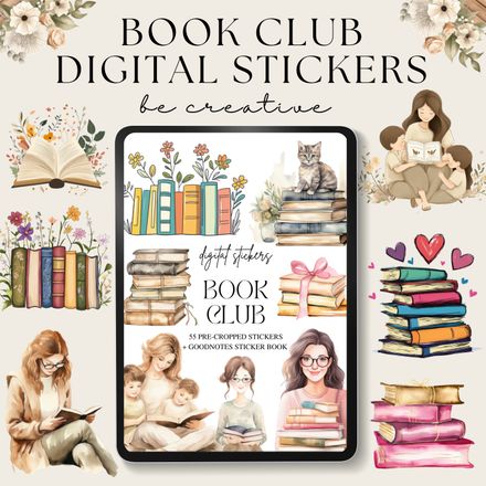 Book Club Stickers