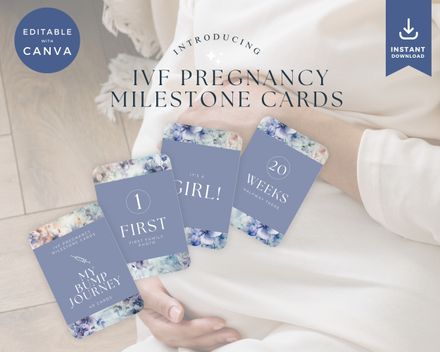 IVF Milestone Cards 