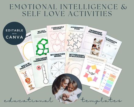 Emotional Intelligence &amp; Self Love Activities For Kids 