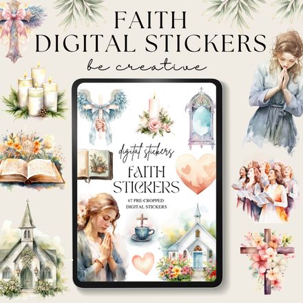 Faith Digital Stickers