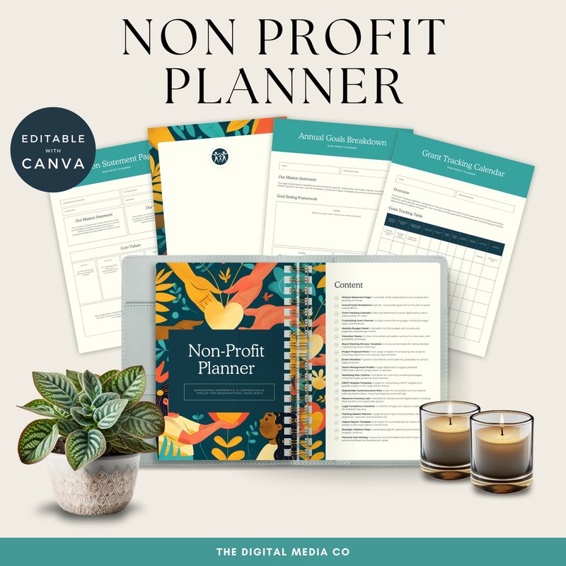 Editable Non-Profit Planner