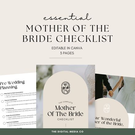 Mother of the Bride Checklist