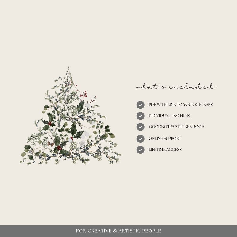Winter Christmas Stickers