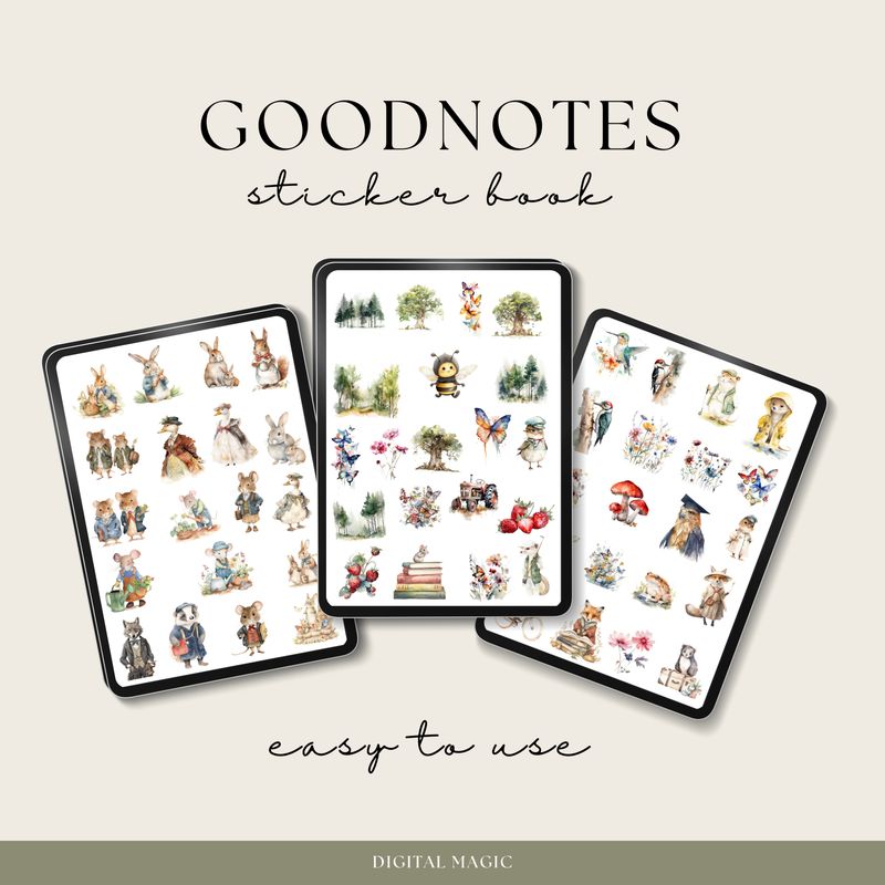 Exploring The Woods Stickers
