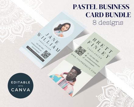 Pastel Business Card Bundle