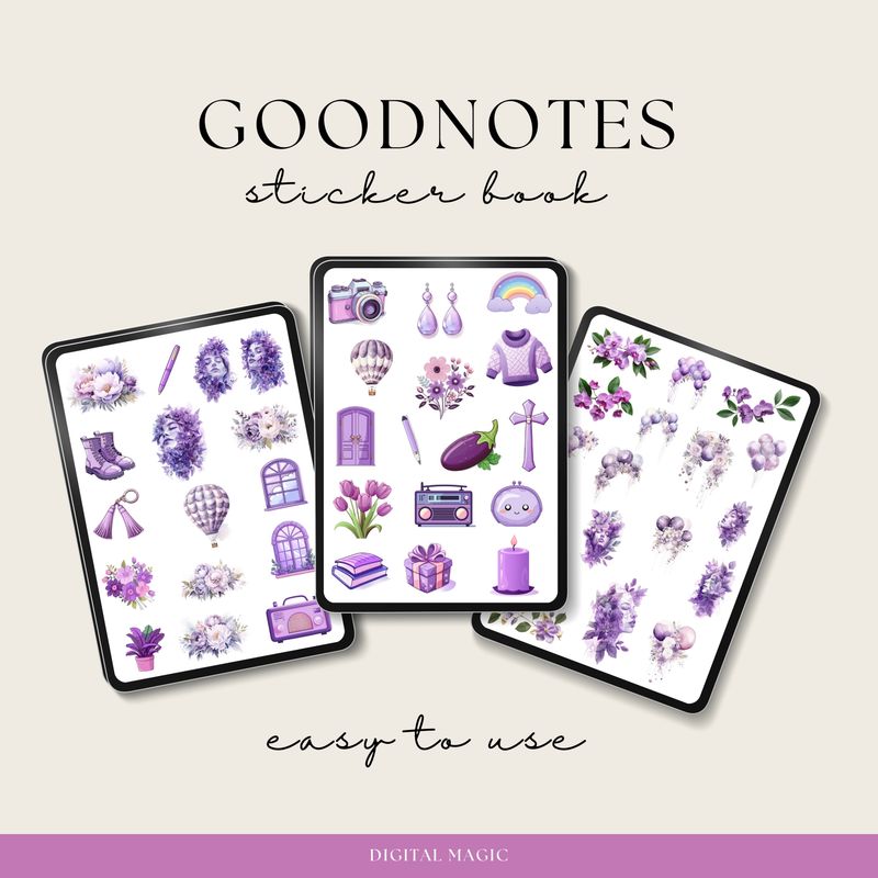 Purple Mood Stickers
