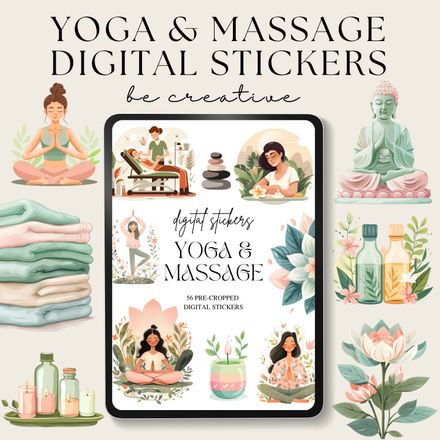 Yoga and Massage Stickers