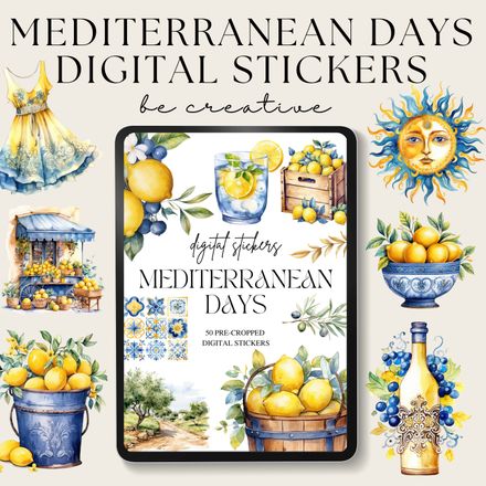 Mediterranean Days Stickers