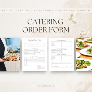 Catering Order Form