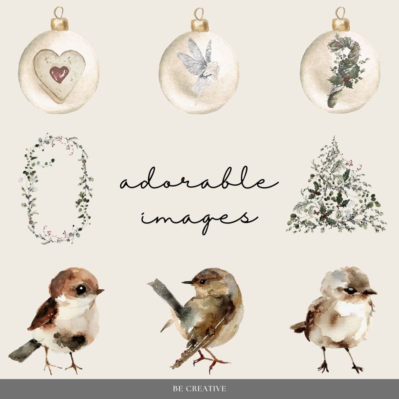 Winter Christmas Stickers