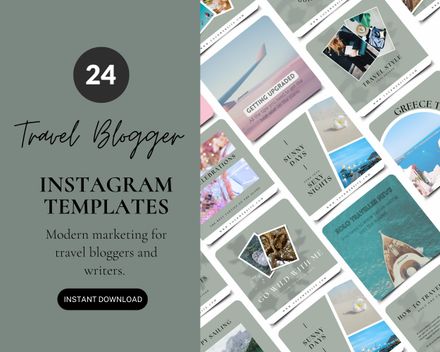 Travel Blogger Instagram Posts 