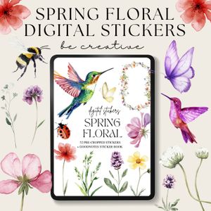 Spring Floral Stickers