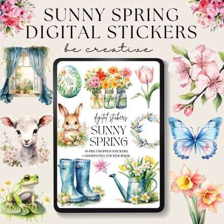 Sunny Spring Stickers