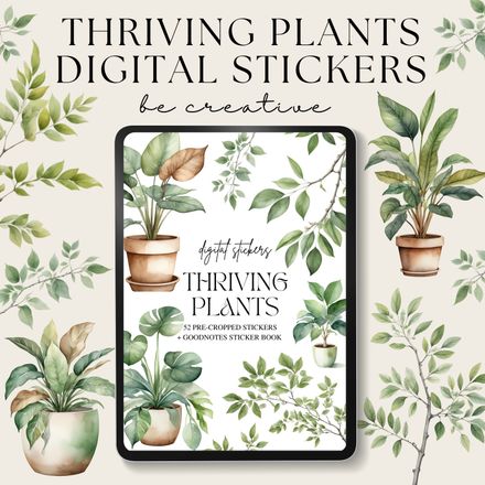 Thriving Plant Stickers
