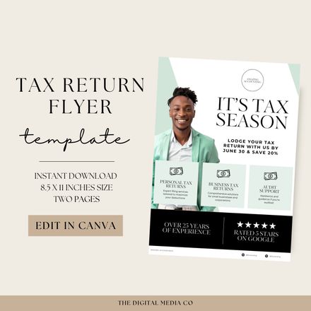 Tax Return Flyer Template