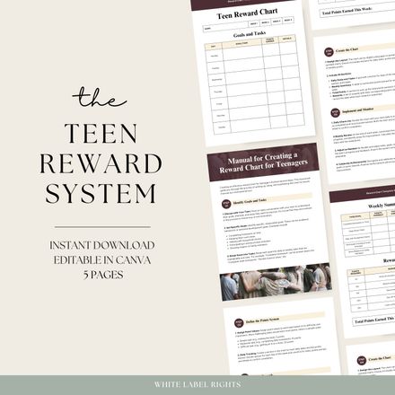 Reward Chart Guide for Teenagers