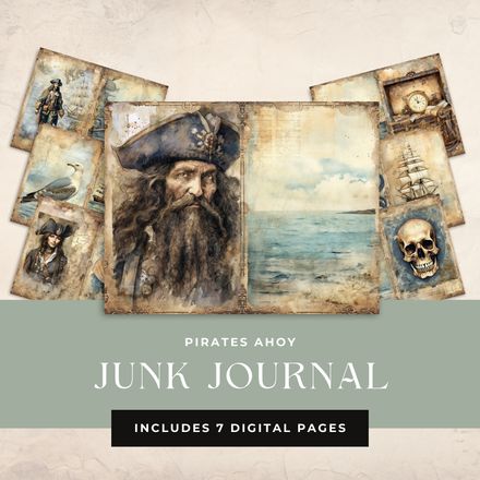 Pirate Ahoy Junk Journal Bundle